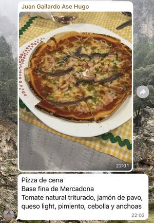 Pizza casera - comida real H+FAC