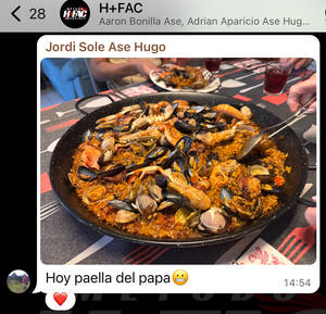 Paella - comida real H+FAC