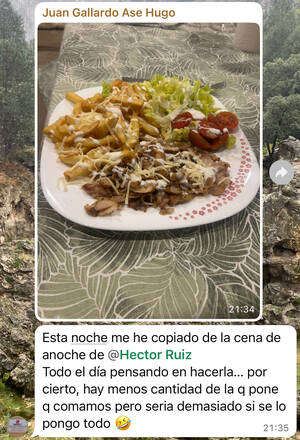Patatas y carne - comida real H+FAC