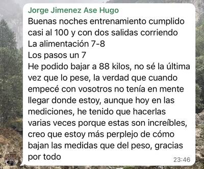 Testimonio WhatsApp - Jorge
