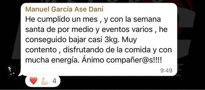 Testimonio WhatsApp - Manuel